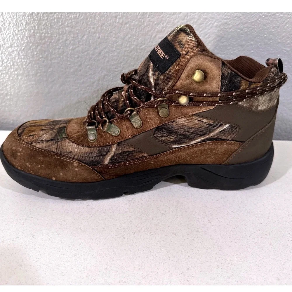 Realtree Camo‎ Hiking Hunting Boots Men's 11 Brown Leather Camouflage Gorcorp